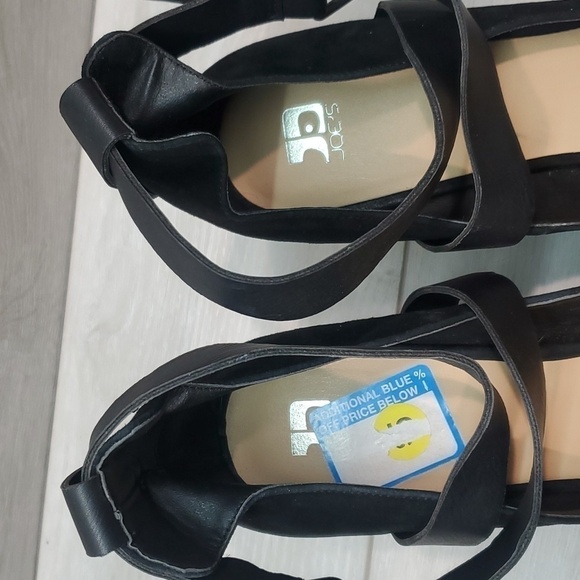 Joe's JeansWomens Comfort Ankle Leather Strap Heels Leather Sandals shoes 10 - Picture 6 of 12